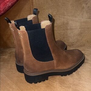 Sam Edelman Tan Suede Ankle Boots